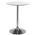 Ståbord och barbord med kromfot - 60 cm vit, 0 kr / st