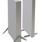 LED Aluframe - LED Alu frame LIGHTBOX Small 70x100cm Dubbelsidig på fot, 9 950 kr / st