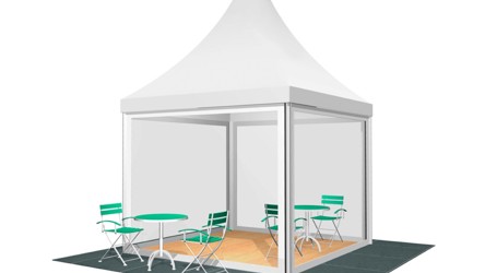 Topptält 3x3 meter