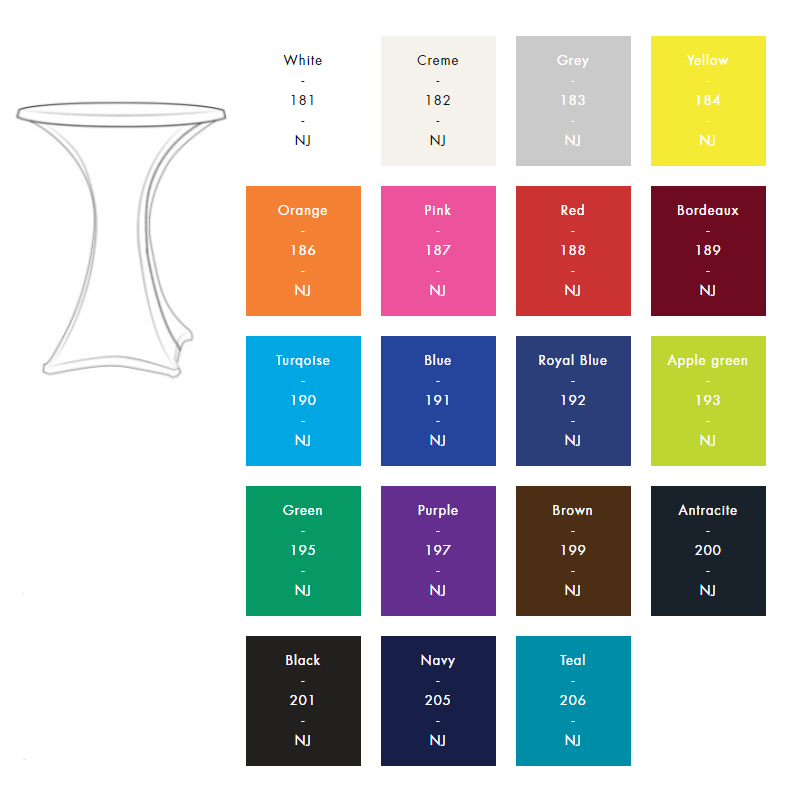 Stretchtyg till Barbord 70 cm NYA!