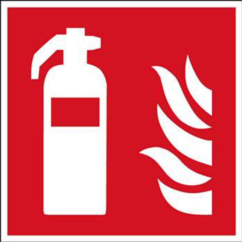 Brandutrustning skyltar