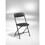 Fällbara stolar och klappstolar - Smart med Plastsits Svart, 0 kr / st